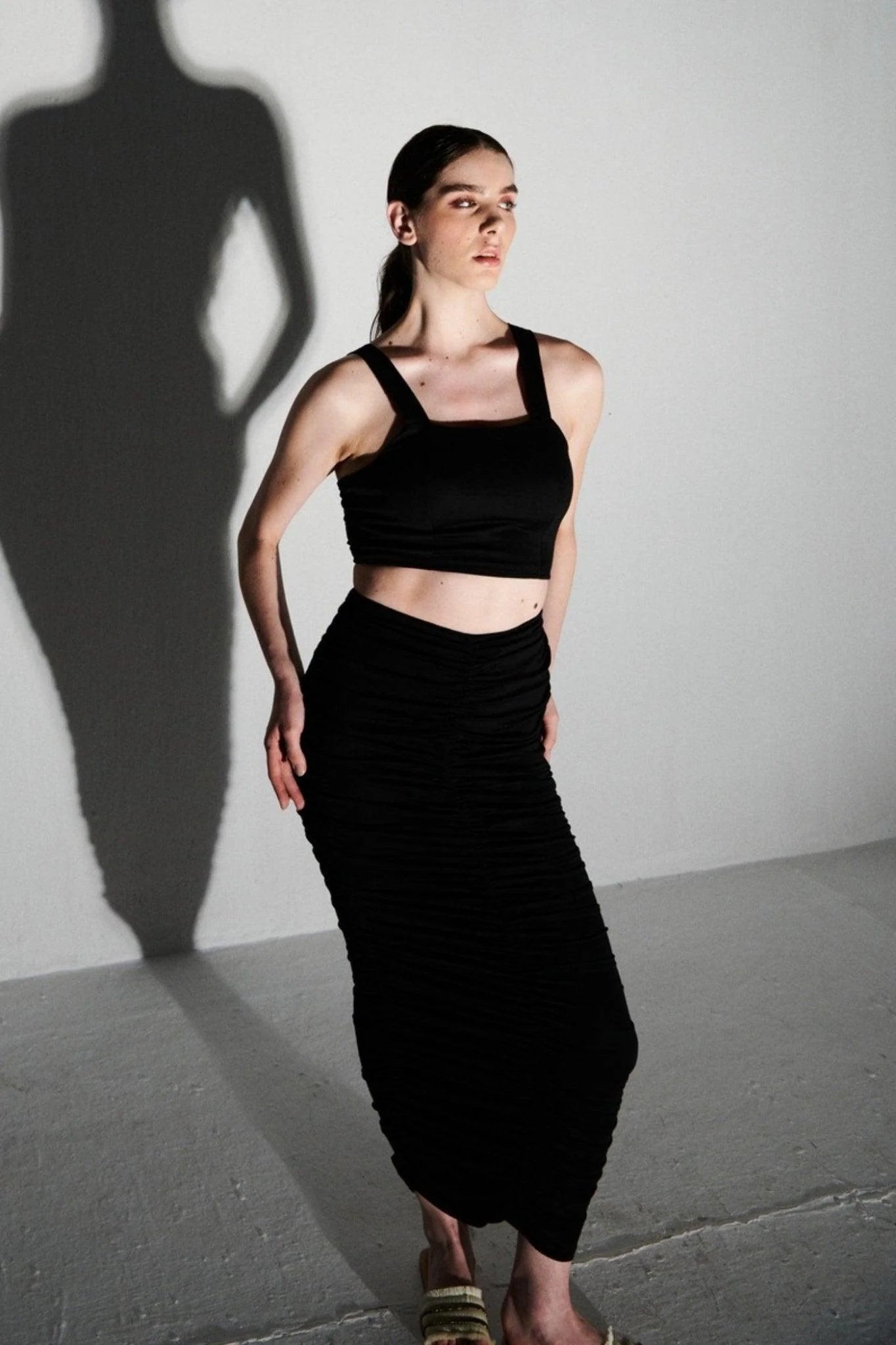 Black Crop Top