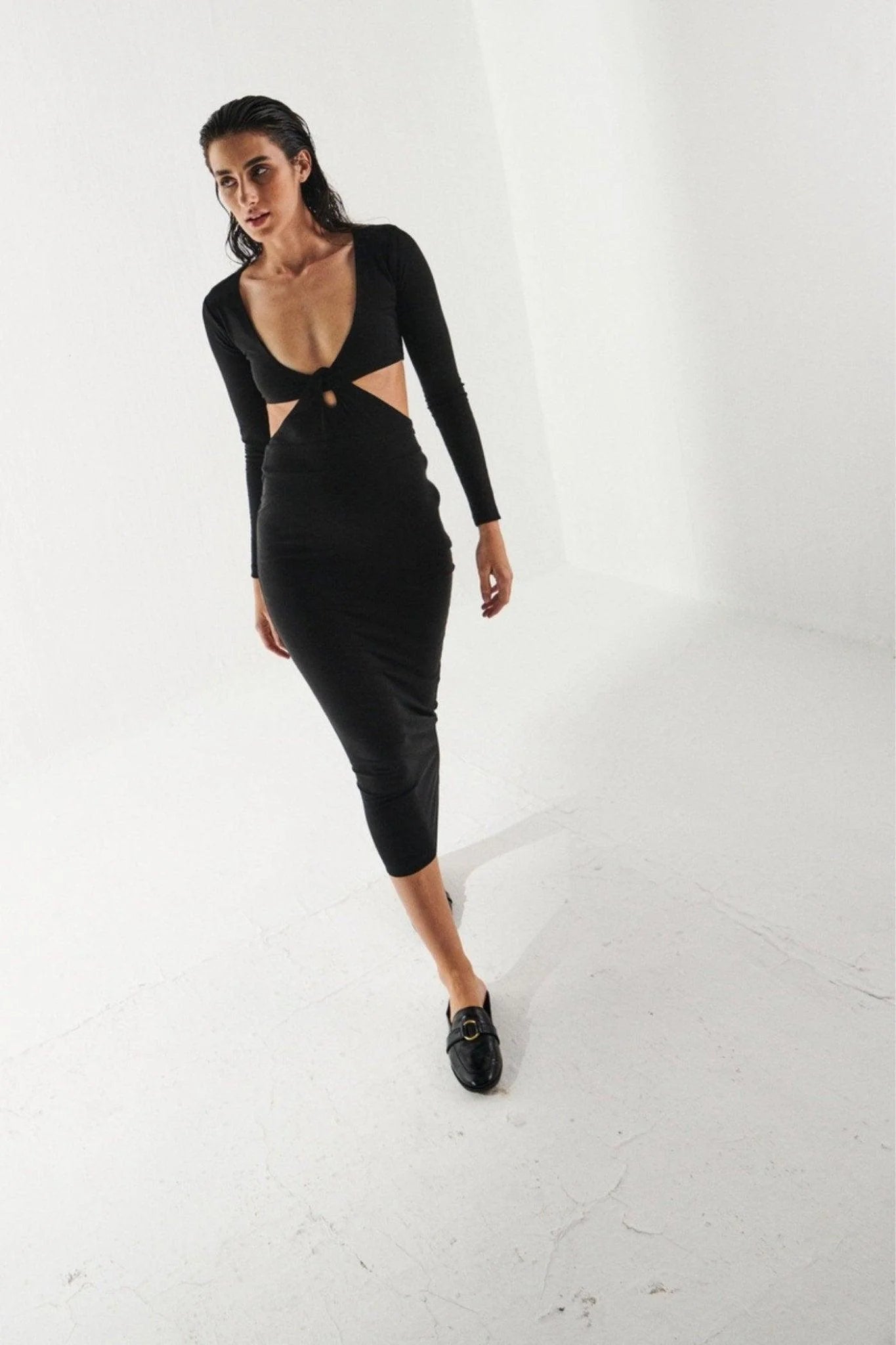 Black Cut Out Dress