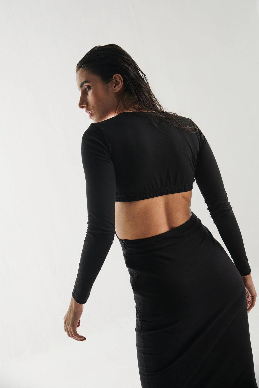 Black Cut Out Dress