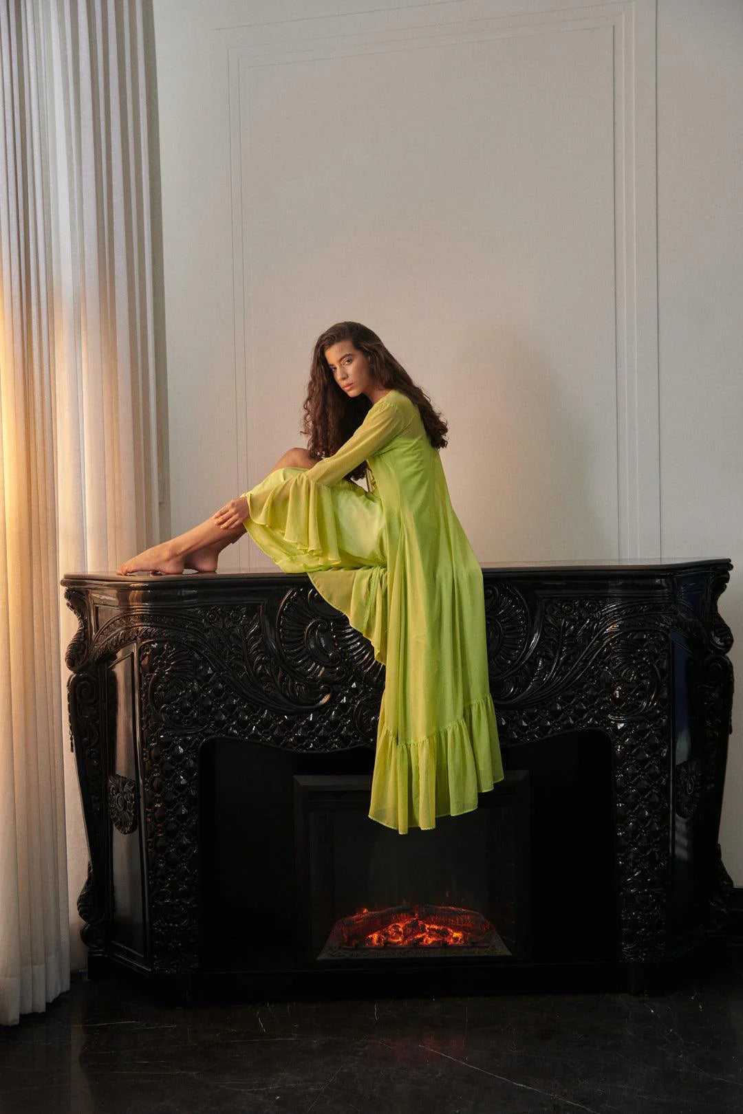 Neon Green Shrug