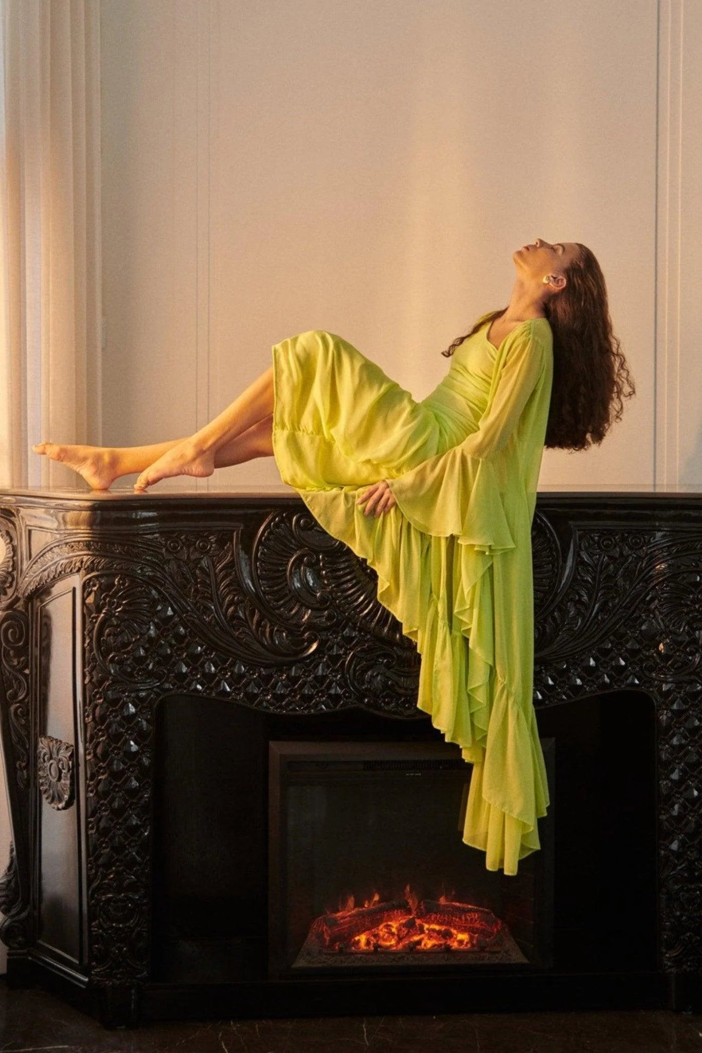 Neon Green Shrug
