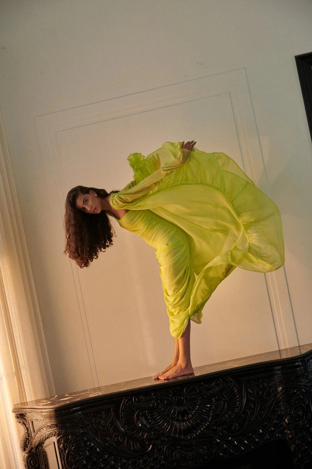 Neon Green Shrug